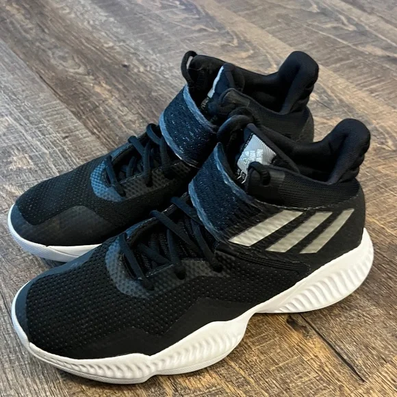 adidas gazelle silver green womens Adidas Explosive Bounce 2018 Mens Black High Top Athletic Gym Basketba